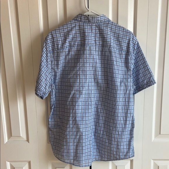 Michael Brandon Men's Blue Checkered Casual Shirt - Picture 2 of 5